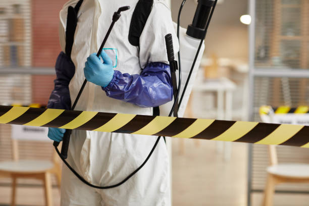 Professional Unattended Death Cleanup technician working in Hollis Center, ME